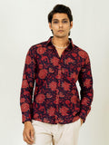 Men Printed Full Sleeve Shirt – Premium Casual Fit