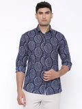 Men Printed Full Sleeve Shirt – Premium Casual Fit