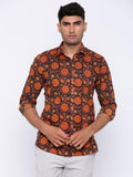 Men Printed Full Sleeve Shirt – Premium Casual Fit