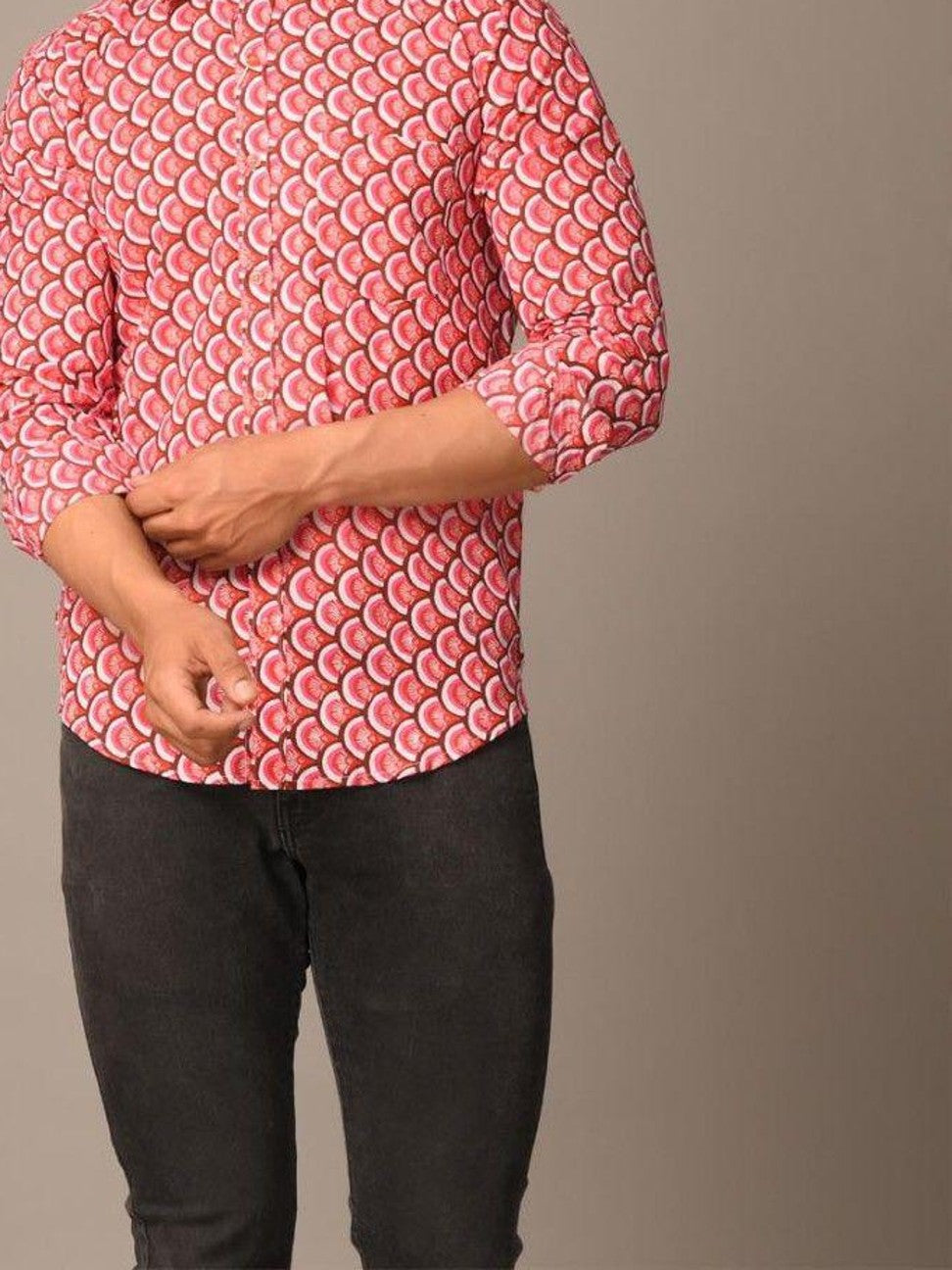 Men Printed Full Sleeve Shirt – Premium Casual Fit