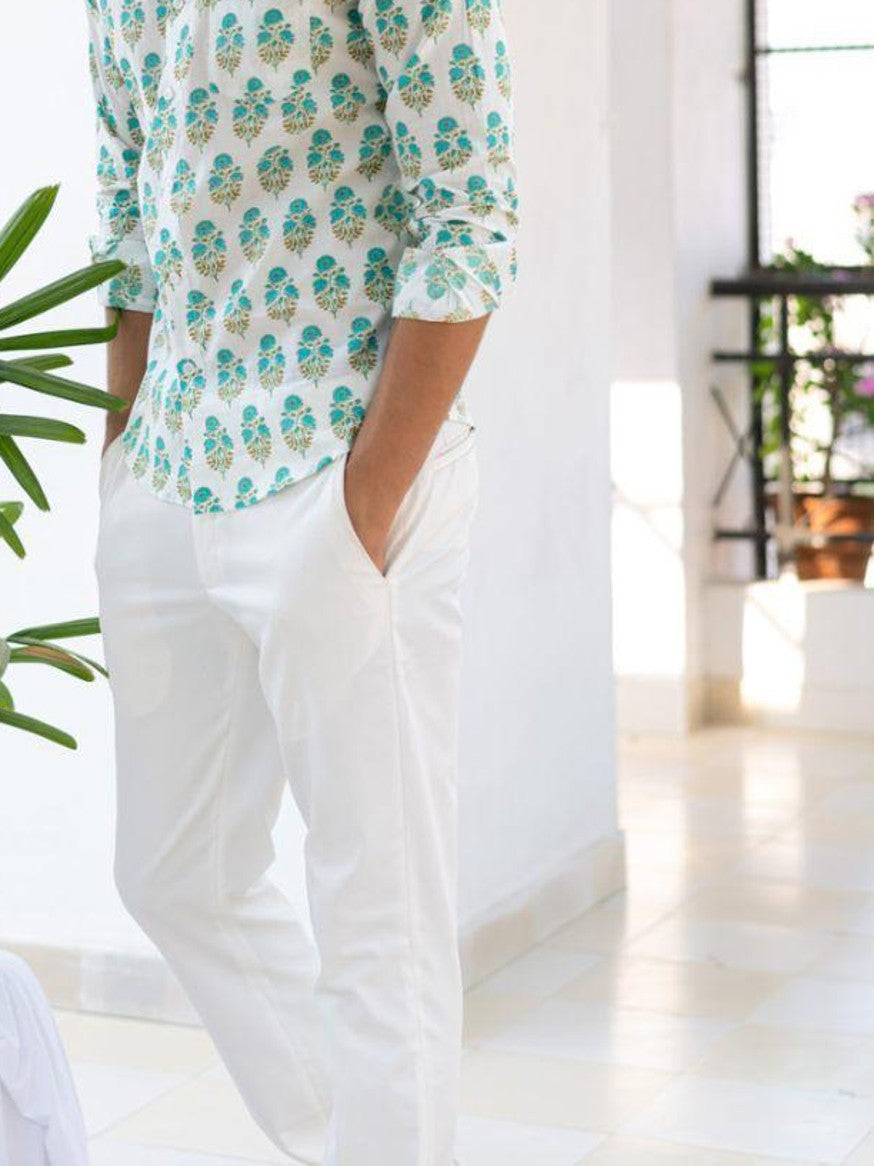 Men Printed Full Sleeve Shirt – Premium Casual Fit
