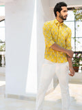 Men Printed Full Sleeve Shirt – Premium Casual Fit