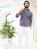 Men Printed Full Sleeve Shirt – Premium Casual Fit