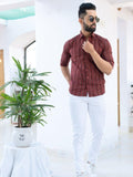 Men Printed Full Sleeve Shirt – Premium Casual Fit