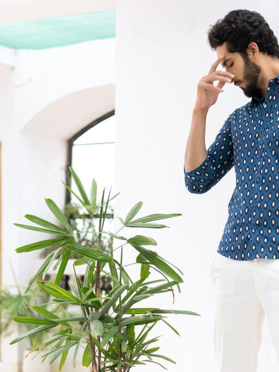 Men Printed Full Sleeve Shirt – Premium Casual Fit