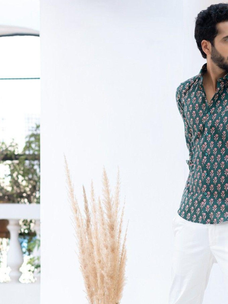 Men Printed Full Sleeve Shirt – Premium Casual Fit