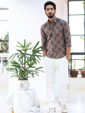 Men Printed Full Sleeve Shirt – Premium Casual Fit