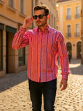 Men Printed Full Sleeve Shirt – Premium Casual Fit