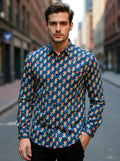 Men Printed Full Sleeve Shirt – Premium Casual Fit