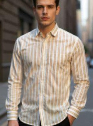 Men Printed Full Sleeve Shirt – Premium Casual Fit
