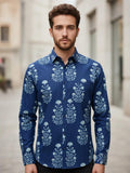 Men Printed Full Sleeve Shirt – Premium Casual Fit