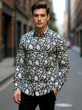 Men Printed Full Sleeve Shirt – Premium Casual Fit