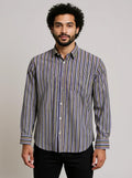 Men Printed Full Sleeve Shirt – Premium Casual Fit