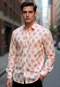 Men Printed Full Sleeve Shirt – Premium Casual Fit