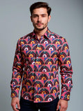 Men Printed Full Sleeve Shirt – Premium Casual Fit