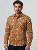 Men Printed Full Sleeve Shirt – Premium Casual Fit