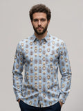 Men Printed Full Sleeve Shirt – Premium Casual Fit