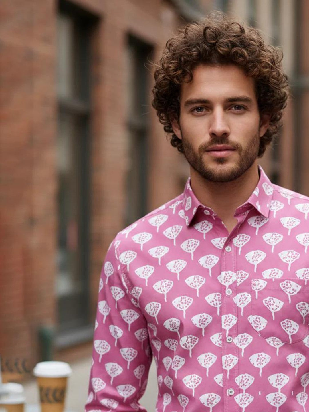 Men Printed Full Sleeve Shirt – Premium Casual Fit