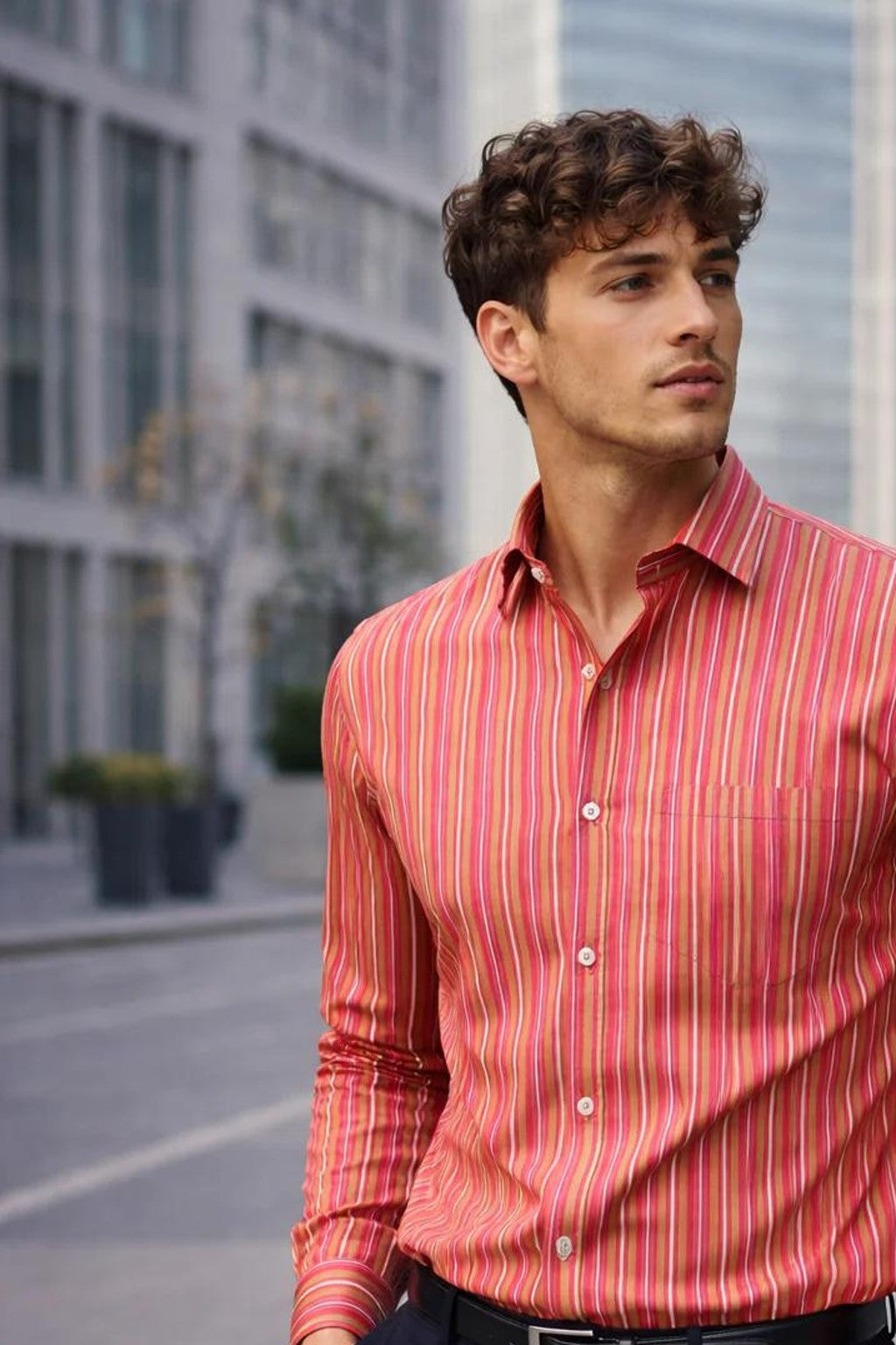 Men Printed Full Sleeve Shirt – Premium Casual Fit