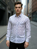 Men Printed Full Sleeve Shirt – Premium Casual Fit
