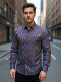 Men Printed Full Sleeve Shirt – Premium Casual Fit