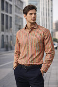 Men Printed Full Sleeve Shirt – Premium Casual Fit