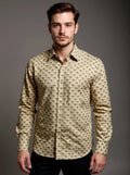 Men Printed Full Sleeve Shirt – Premium Casual Fit