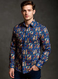 Men Printed Full Sleeve Shirt – Premium Casual Fit