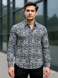 Men Printed Full Sleeve Shirt – Premium Casual Fit