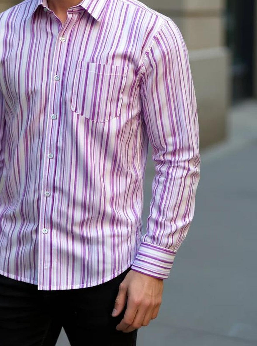 Men Printed Full Sleeve Shirt – Premium Casual Fit
