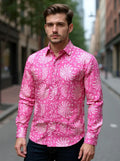 Men Printed Full Sleeve Shirt – Premium Casual Fit