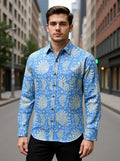 Men Printed Full Sleeve Shirt – Premium Casual Fit