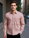 Men Printed Full Sleeve Shirt – Premium Casual Fit