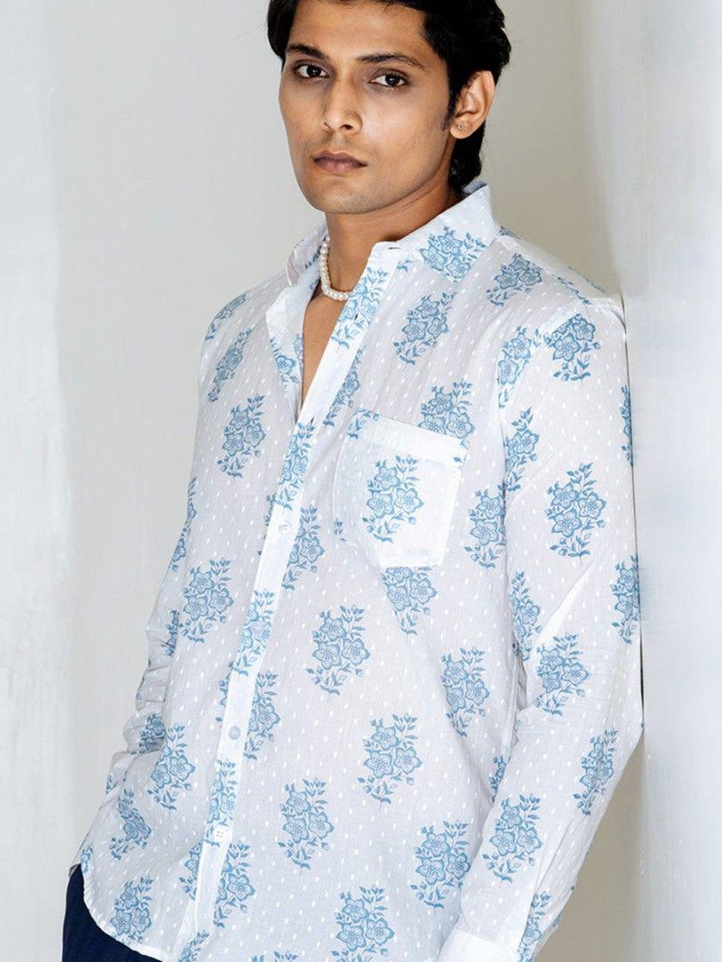 Men Printed Full Sleeve Shirt – Premium Casual Fit